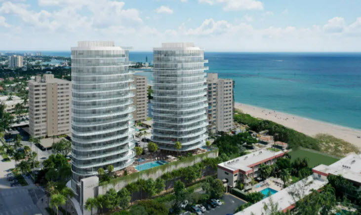 Which pre-construction Condos are being built in Pompano Beach?